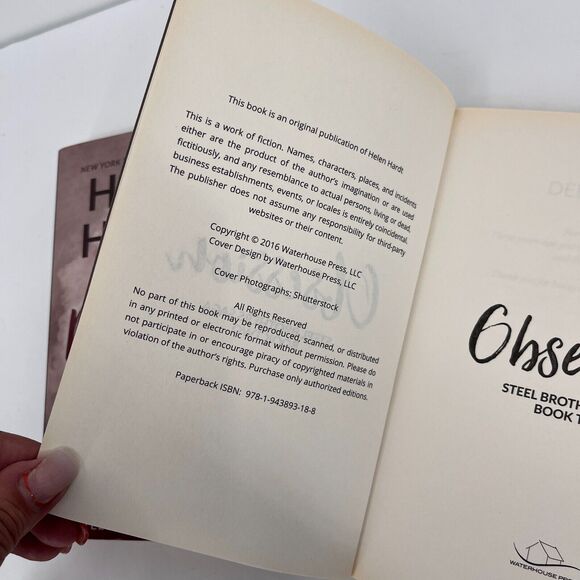 Helen Hardt STEEL BROTHERS Saga Book Series Lot CRAVING OBSESSION POSSESSION - Picture 6 of 9